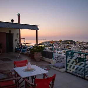 Rooftop With Sea View In Rethymno (Crete)